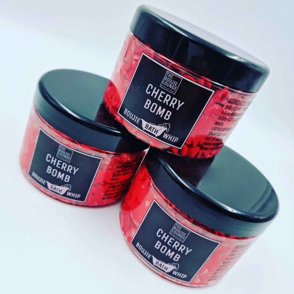 Cherry Bomb Boujie Bath Whip 200g | The Boujie Lounge