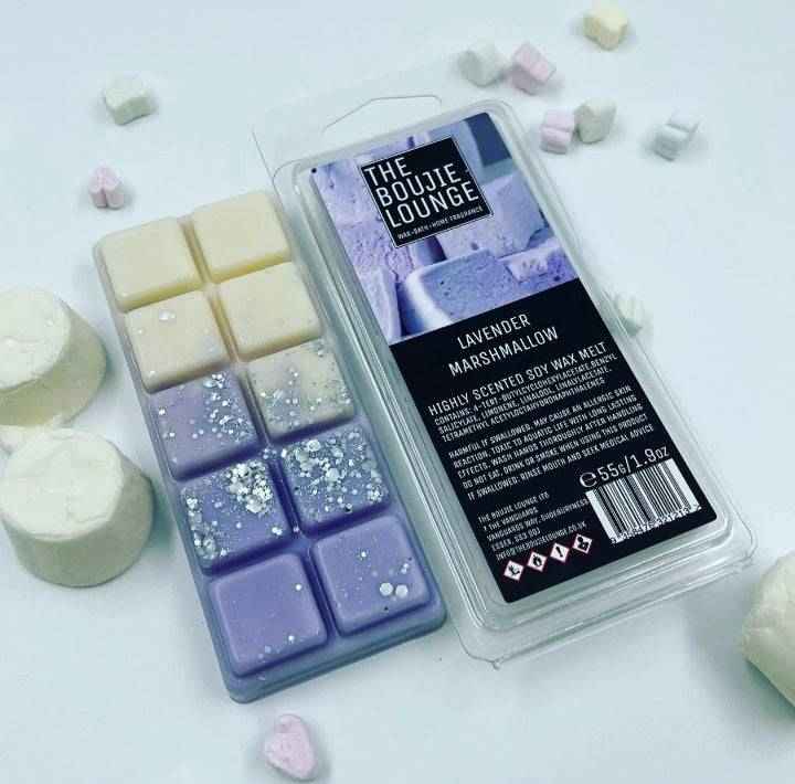 Lavender Marshmallow High Performance Wax Melt | The Boujie Lounge