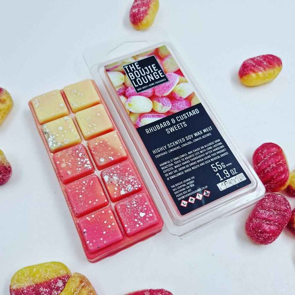 Rhubarb & Custard Sweets High Performance Wax Melt | The Boujie Lounge