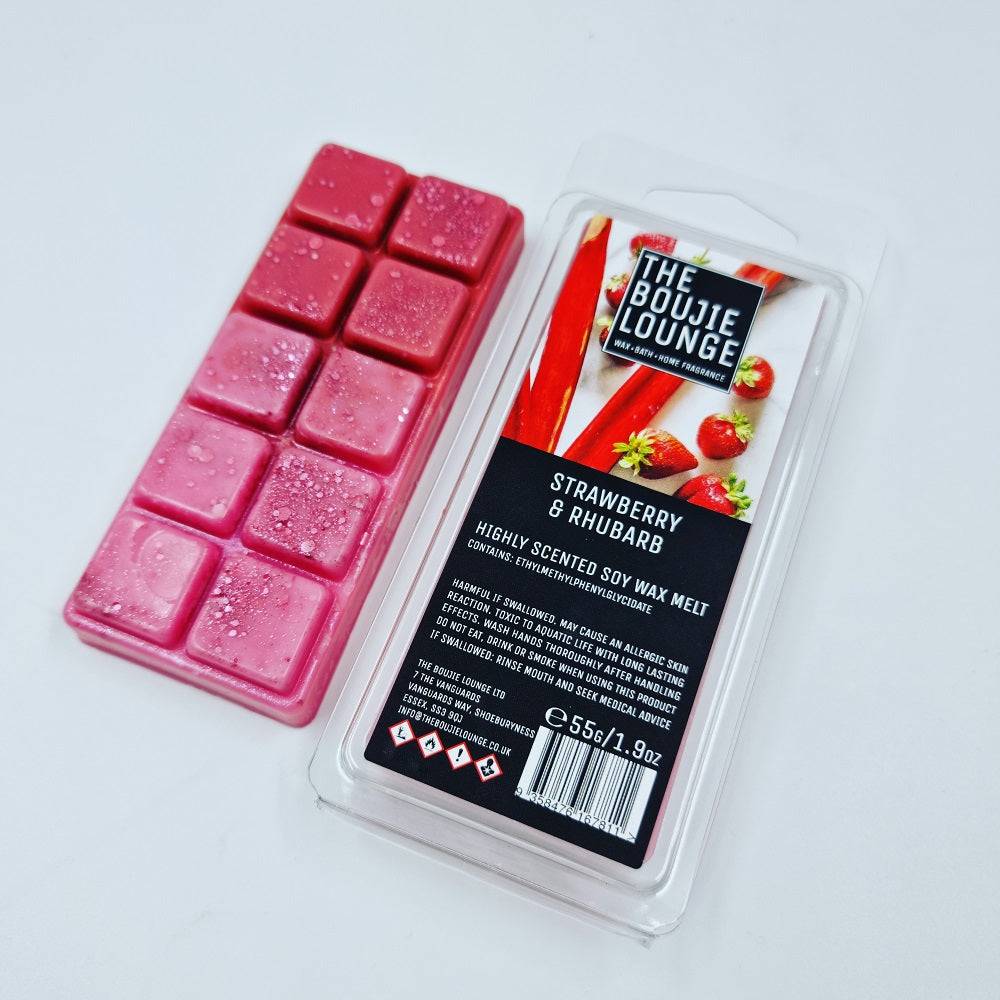 Strawberry & Rhubarb High Performance Wax Melt by The Boujie Lounge
