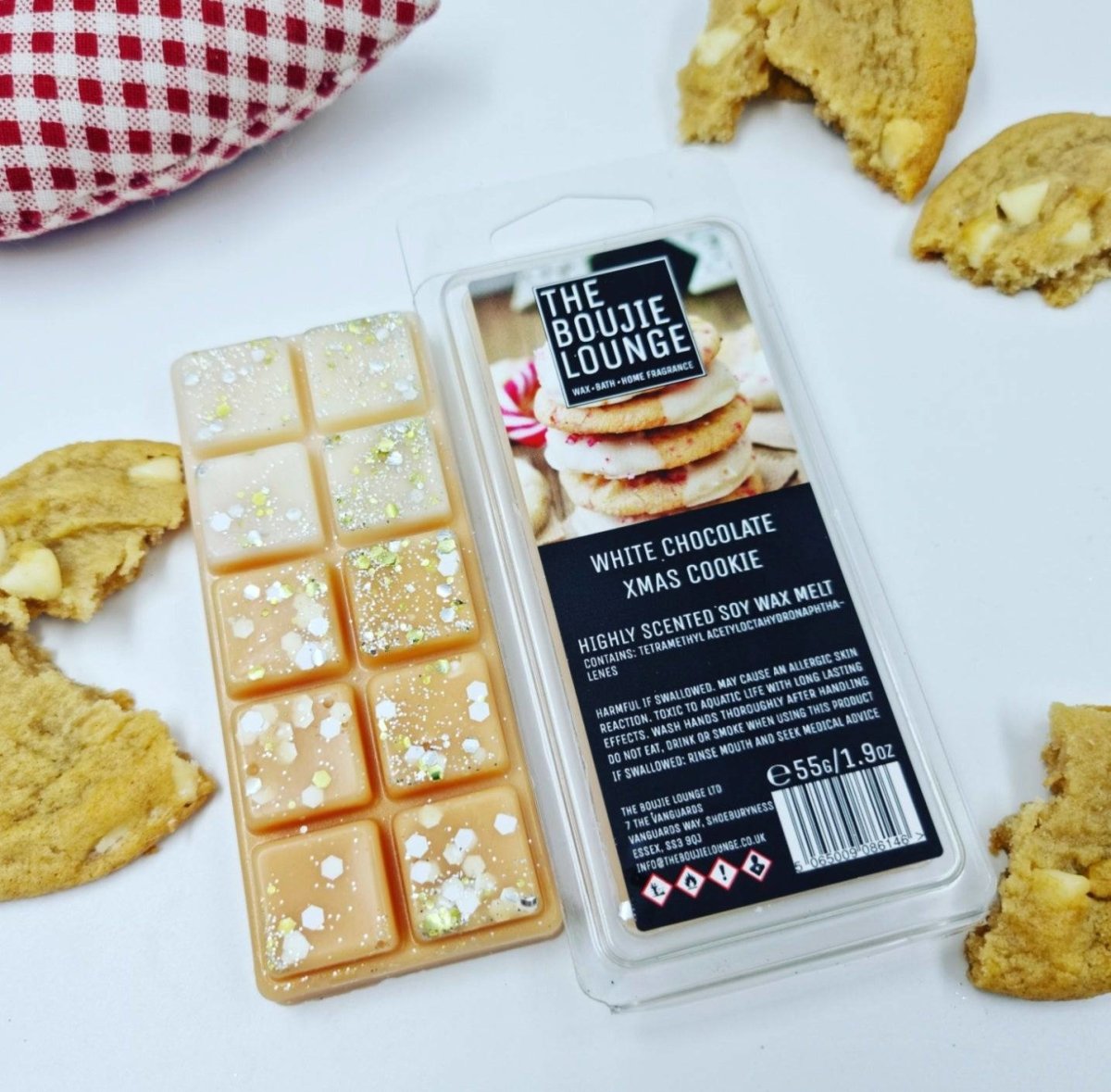 White Chocolate Xmas Cookie High Performance Wax Melt | The Boujie Lounge